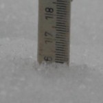 Bild von aktuell 16cm Schnee