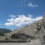 Roadstern auf einsamen Bergstrassen